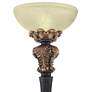 Thumbnail4 of Barnes and Ivy Rita 75" High Acanthus Leaf Torchiere Floor Lamp more views