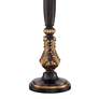 Barnes and Ivy Rita 75" High Acanthus Leaf Torchiere Floor Lamp