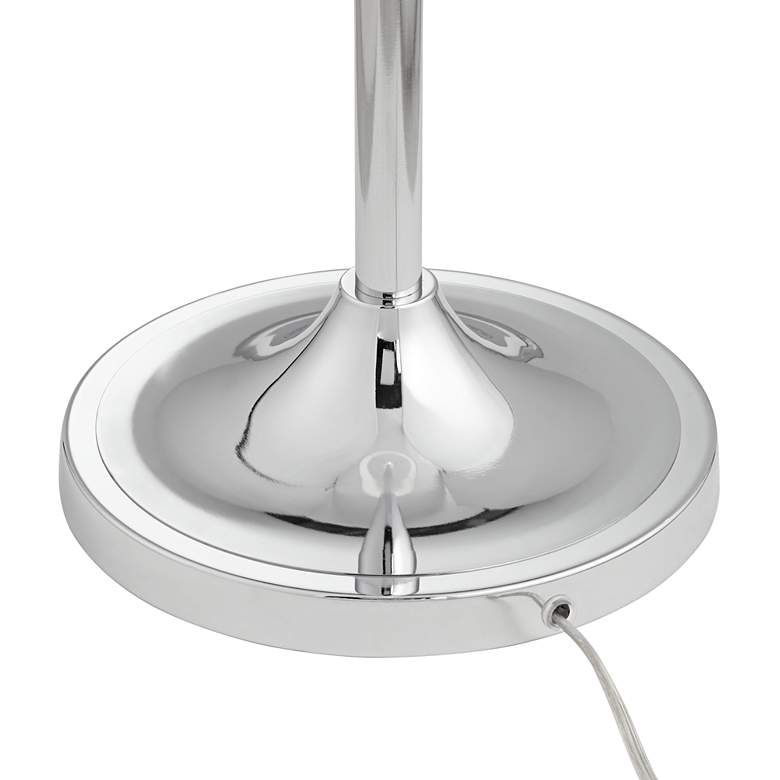 Image 3 Barnes and Ivy Romley Chrome and Crystal 3-Piece Floor and Table Lamp Set more views