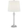 5_Barnes and Ivy Romley Chrome and Crystal 3-Piece Floor and Table Lamp Set more views
