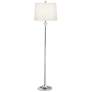 6_Barnes and Ivy Romley Chrome and Crystal 3-Piece Floor and Table Lamp Set more views
