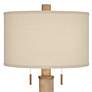 Thumbnail4 of Barnes and Ivy Santiago 65" High Natural Hammered Finish Floor Lamp more views