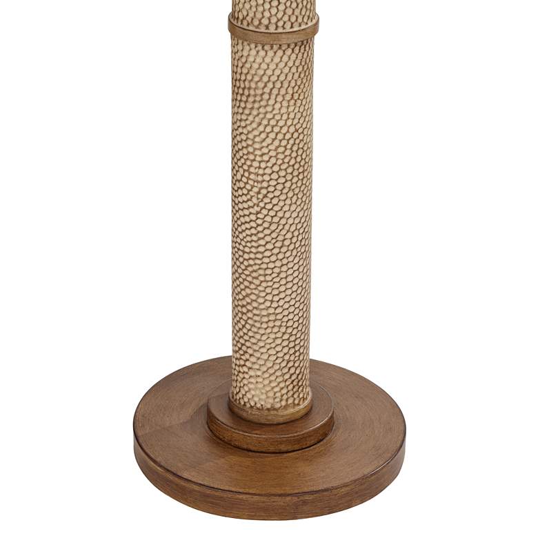Image 6 Barnes and Ivy Santiago 65" High Natural Hammered Finish Floor Lamp more views