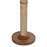 6_Barnes and Ivy Santiago 65" High Natural Hammered Finish Floor Lamp more views