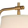 Barnes and Ivy Seline Warm Gold Adjustable Plug-In Wall Lamps Set of 2