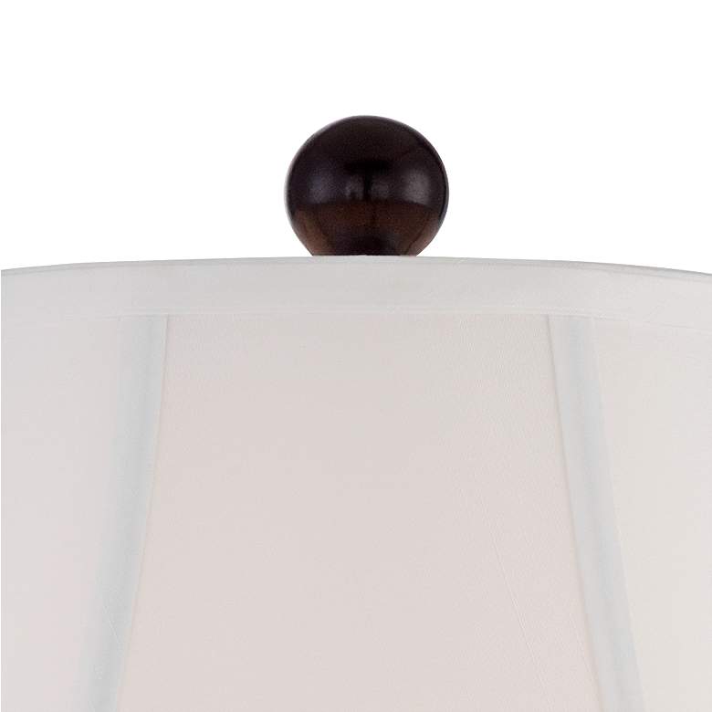 Image 3 Barnes and Ivy Shonna Garden Bird 27" Blue White Porcelain Table Lamp more views