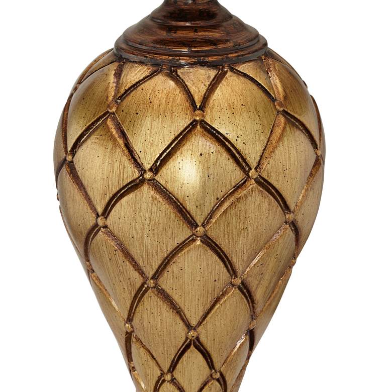 Image 4 Barnes and Ivy Theron 27 1/2" Traditional Antique Gold Urn Table Lamp more views