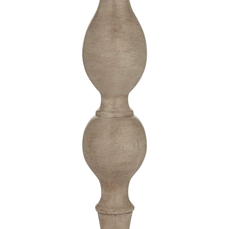 Image 7 Barnes and Ivy Tuscan 62 1/2" Natural Gray Faux Wood Floor Lamp more views