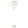 Barnes and Ivy Verona 61 1/2" Traditional Vintage White Floor Lamp