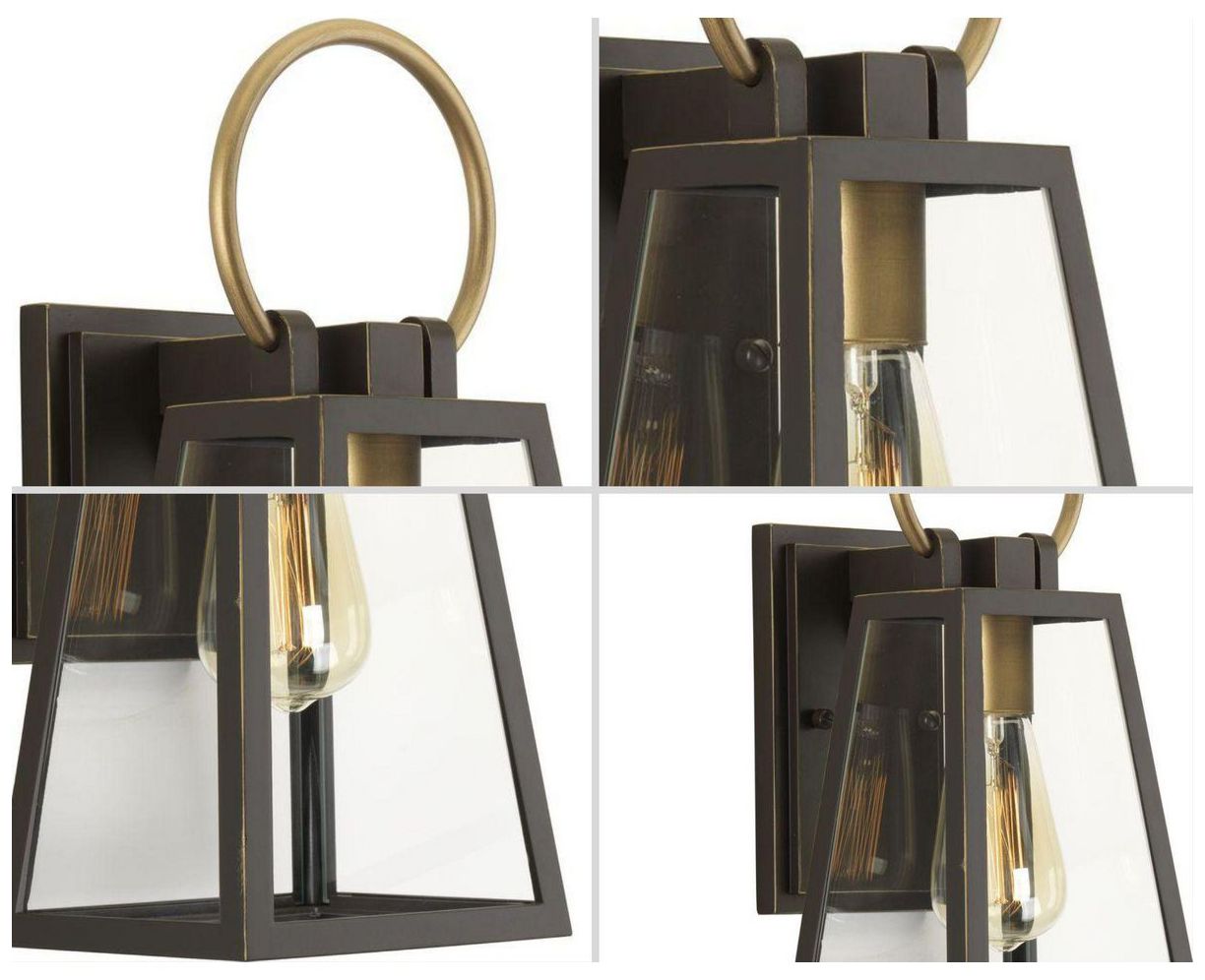 Image 3 Barnett Collection Antique Bronze Small Wall Lantern more views