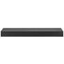 6_Barney 23 1/2" Wide Matte Black Wood Floating Wall Shelf more views