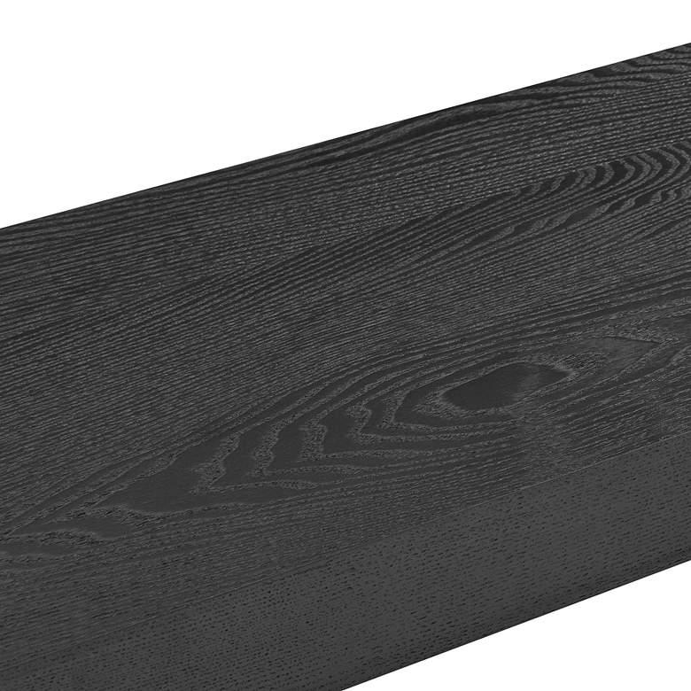 Image 2 Barney 23 1/2" Wide Wenge Stained Veneer Floating Wall Shelf more views