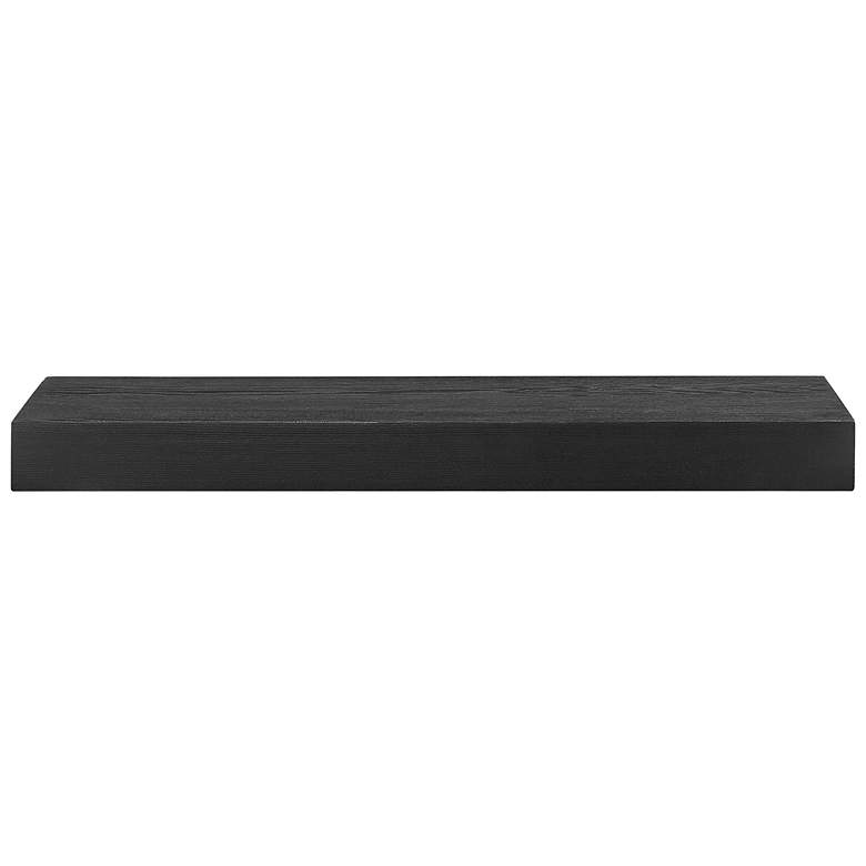 Image 6 Barney 23 1/2" Wide Wenge Stained Veneer Floating Wall Shelf more views