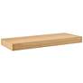 1_Barney 23 1/2"W American Oak Veneer Wood Floating Wall Shelf