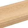 2_Barney 23 1/2"W American Oak Veneer Wood Floating Wall Shelf more views