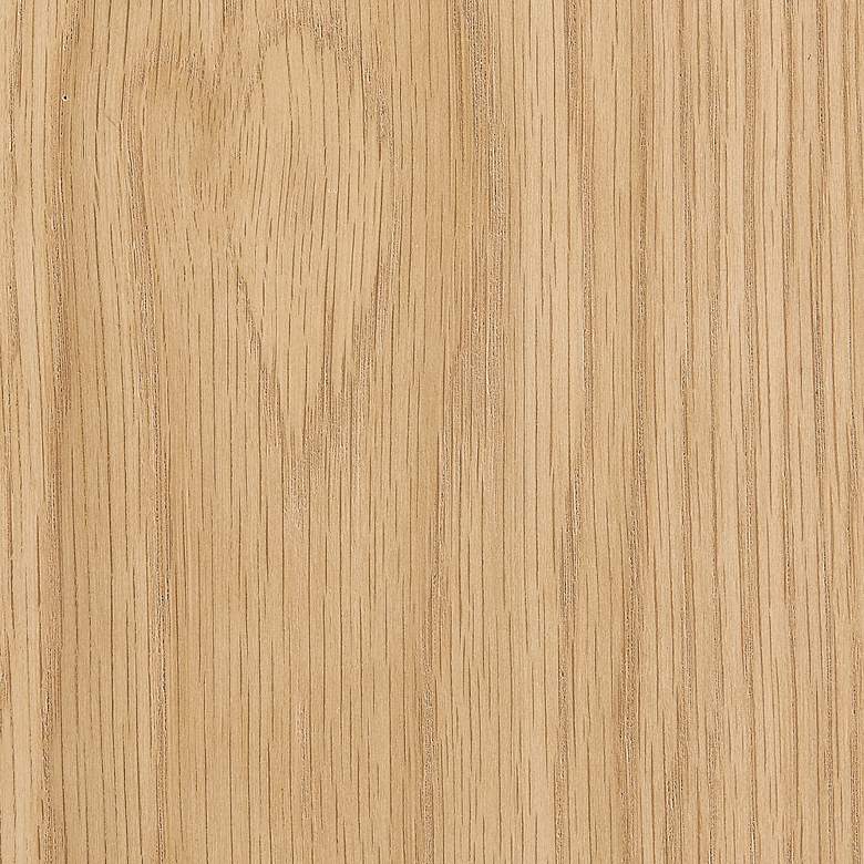 Image 3 Barney 23 1/2"W American Oak Veneer Wood Floating Wall Shelf more views
