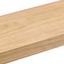 2_Barney 36" Wide American Oak Veneer Wood Floating Wall Shelf more views
