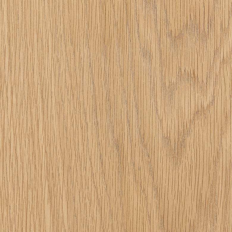 Image 3 Barney 36" Wide American Oak Veneer Wood Floating Wall Shelf more views
