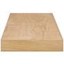 4_Barney 36" Wide American Oak Veneer Wood Floating Wall Shelf more views