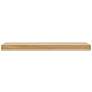 6_Barney 36" Wide American Oak Veneer Wood Floating Wall Shelf more views