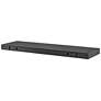 5_Barney 36" Wide Matte Black Wood Floating Wall Shelf more views