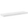 Barney 36" Wide White Lacquer Wood Floating Wall Shelf