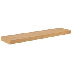 Barney 43 1/2&quot; Wide Oak Veneer Wood Floating Wall Shelf