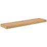 Barney 43 1/2" Wide Oak Veneer Wood Floating Wall Shelf in scene