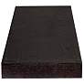 Barney 43 1/2" Wide Wenge Stained Wood Floating Wall Shelf
