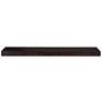 Barney 43 1/2" Wide Wenge Stained Wood Floating Wall Shelf