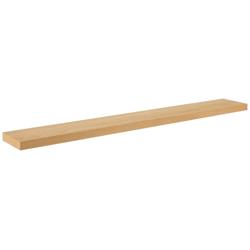 Barney 74 3/4" Wide Oak Veneer Wood Floating Wall Shelf