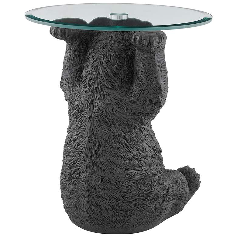 Image 6 Barney Bear 20 inch Wide Dark Brown Side Table more views