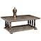 Barnside 50" Wide Traditional Rectangular Cocktail Table