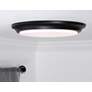 Thumbnail1 of Baron 14" Wide Black LED Flush Mount
