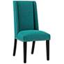 Baron Teal Fabric Dining Chair