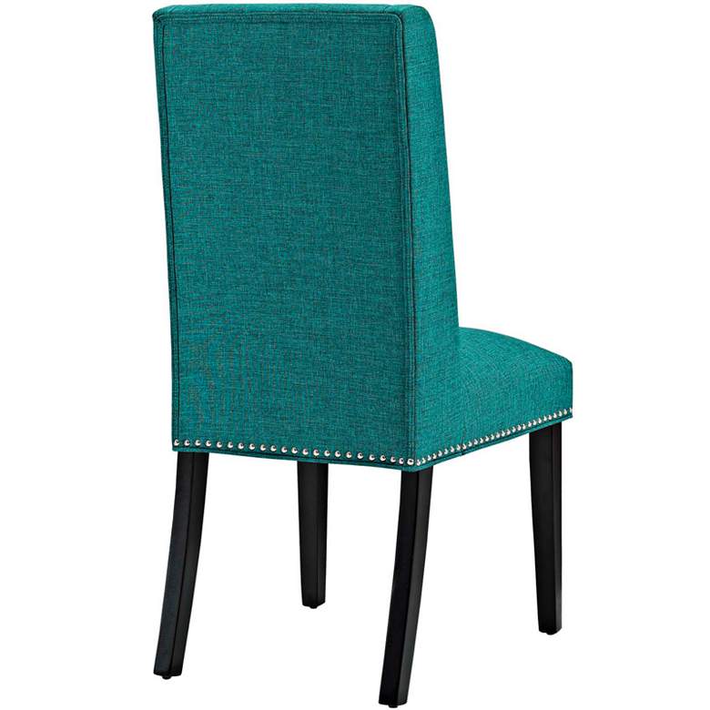 Baron Teal Fabric Dining Chair more views