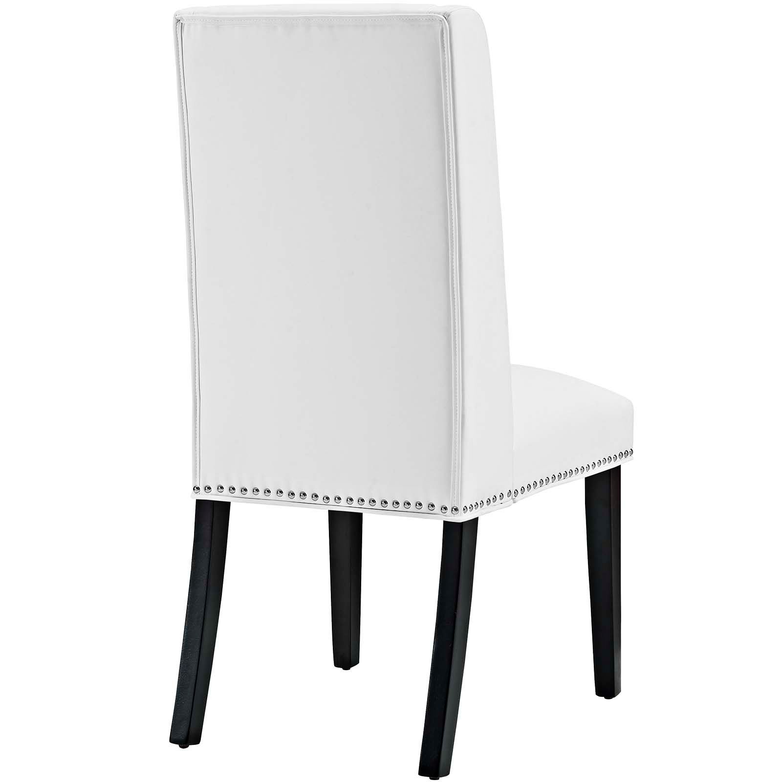 high back vinyl dining chairs