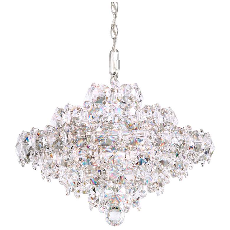 Image 1 Baronet 15 inchH x 19 inchW 8-Light Crystal Pendant in Polished Stainless