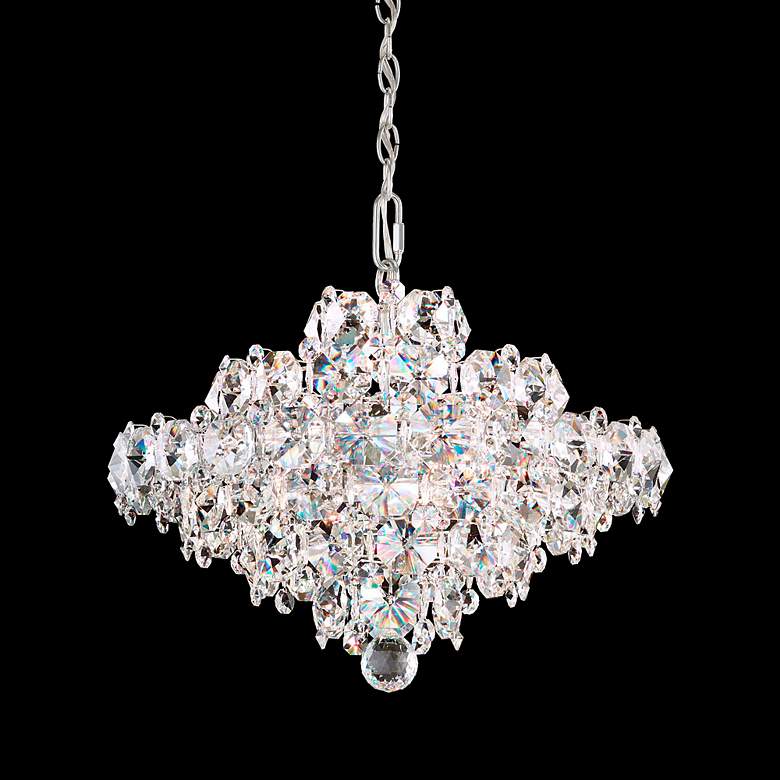 Image 3 Baronet 15"H x 19"W 8-Light Crystal Pendant in Polished Stainless more views