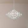 1_Baronet 20"H x 24"W 12-Light Crystal Pendant in Polished Stainles