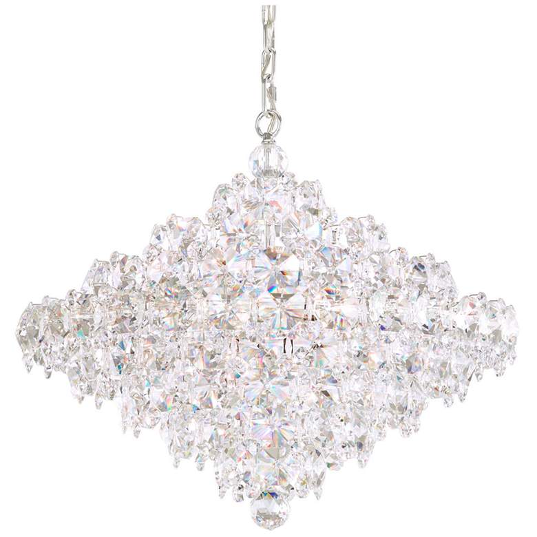 Image 1 Baronet 20"H x 24"W 12-Light Crystal Pendant in Polished Stainles