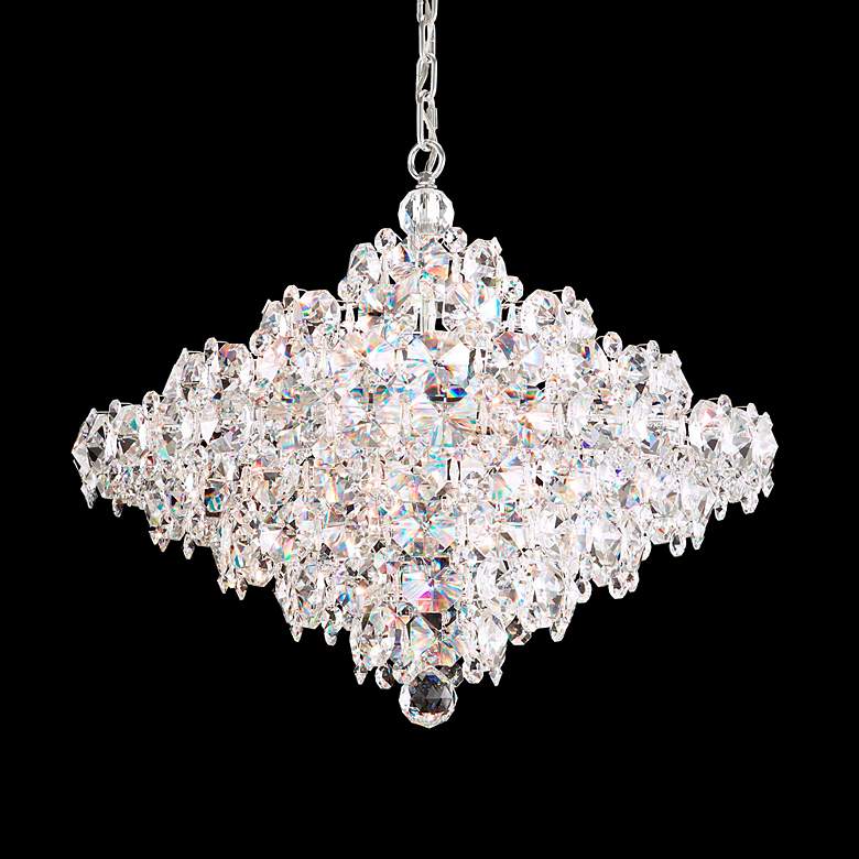 Image 3 Baronet 20"H x 24"W 12-Light Crystal Pendant in Polished Stainles more views