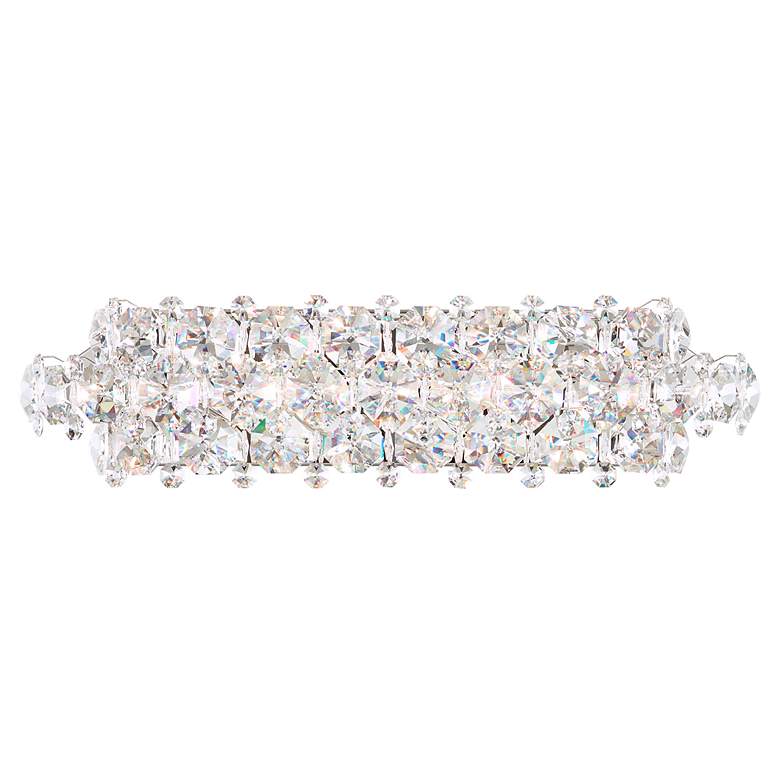 Image 2 Baronet 6.5"H x 25"W 5-Light Crystal Bath Bar in Pol Stainless St