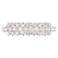 Baronet 6.5"H x 25"W 5-Light Crystal Bath Bar in Pol Stainless St