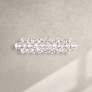 1_Baronet 6.5"H x 25"W 5-Light Crystal Bath Bar in Pol Stainless St