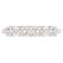 Baronet 6.5"H x 35"W 7-Light Crystal Bath Bar in Pol Stainless St