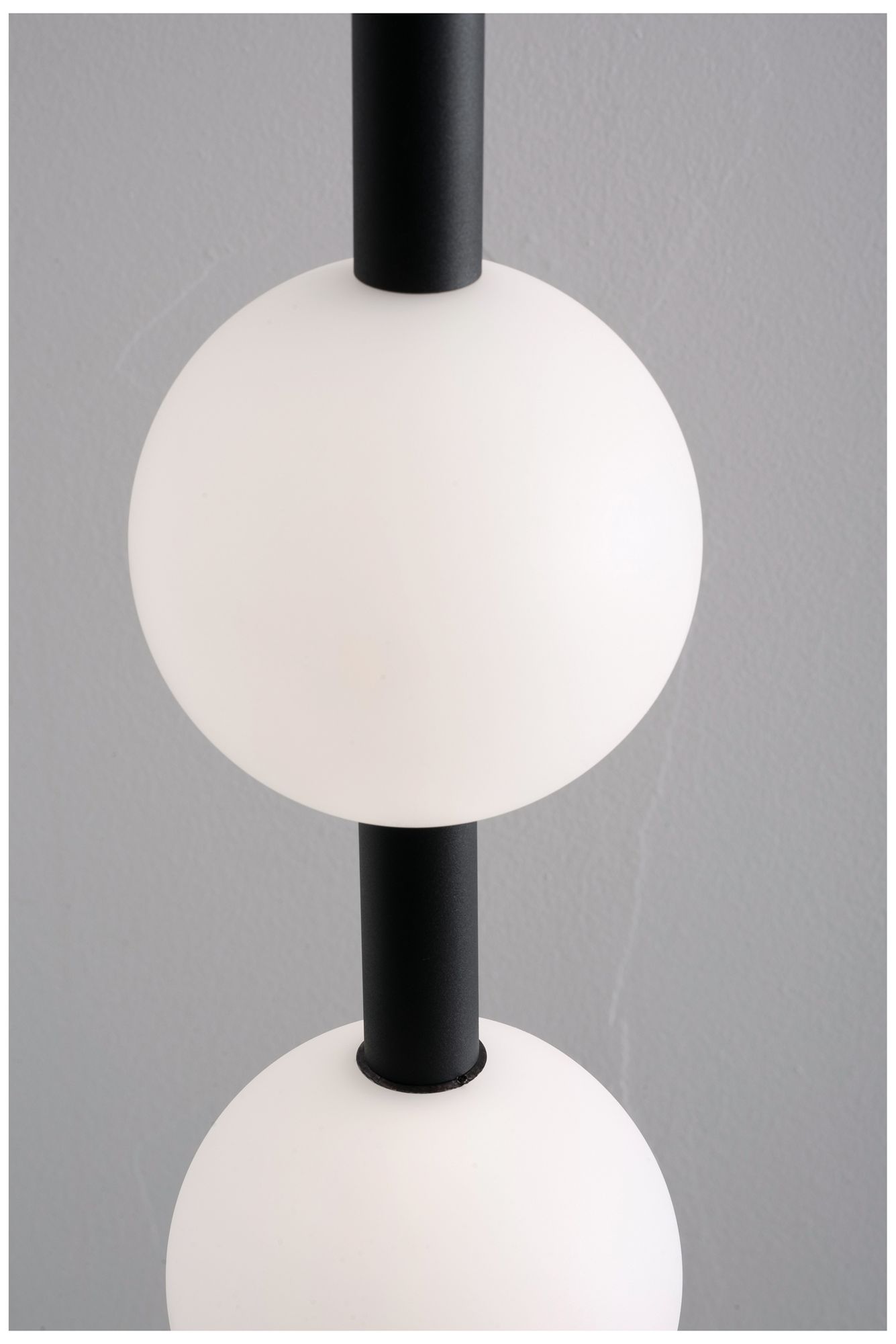 Image 5 Baroque 32" High 3-Light Black LED Pendant more views