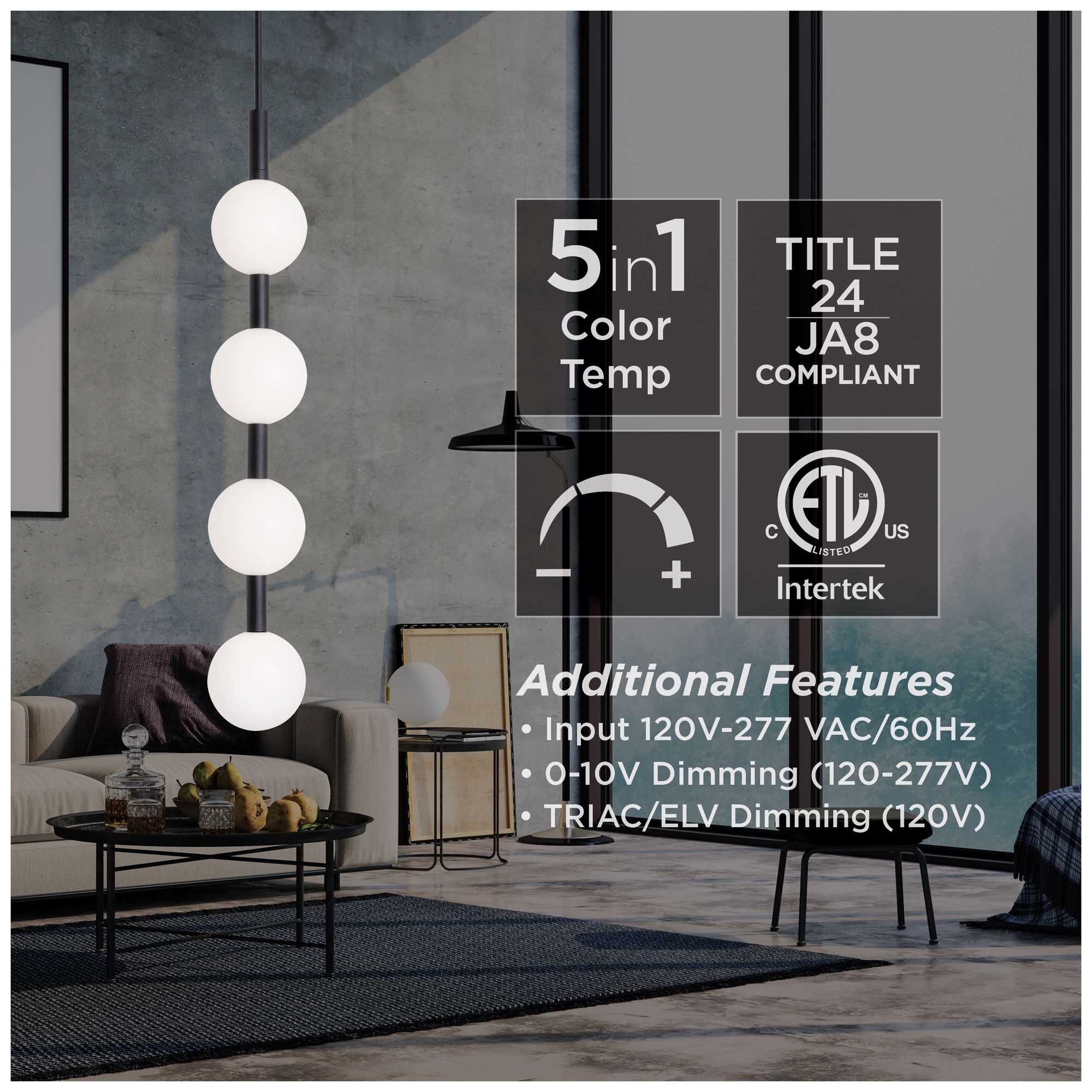 Image 7 Baroque 32" High 4-Light Antique Brass LED Pendant more views