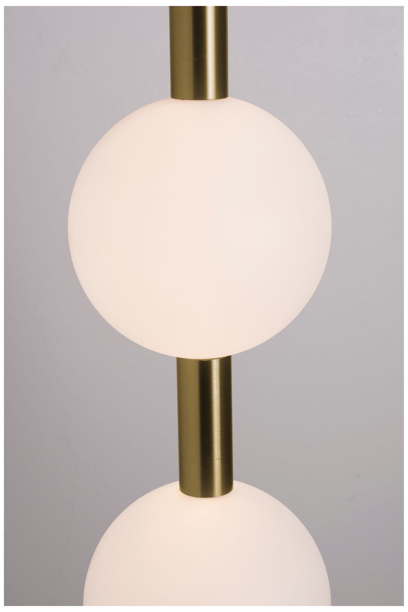 Image 5 Baroque 42" High 3-Light Brass LED Pendant more views