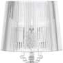 Baroque Clear Acrylic 20" High Accent Table Lamp in scene